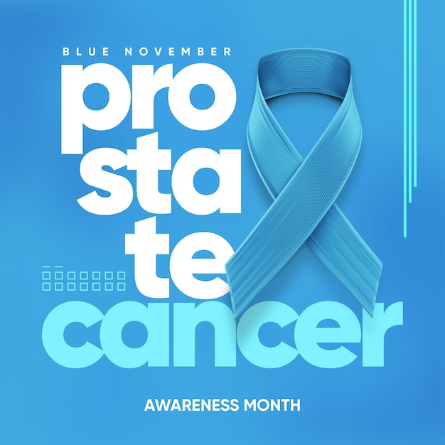 Feed novembre campagna blu contro il cancro alla prostata, mese della prevenzione