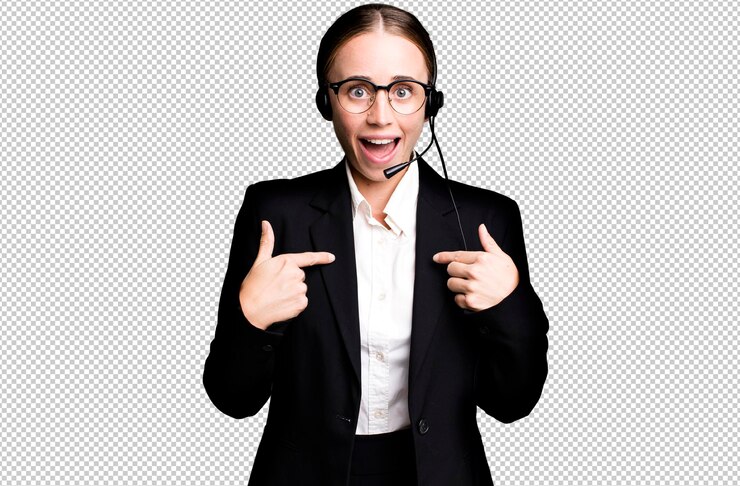 PSD feeling happy and pointing to self with an excited
