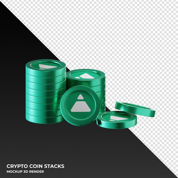 Fei Usd Fei 코인 스택 Cryptocurrency 3d 렌더링 그림