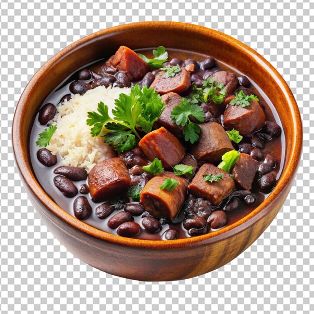 フェイジョアダ (feijoada) は黒豆の濃いシチューです