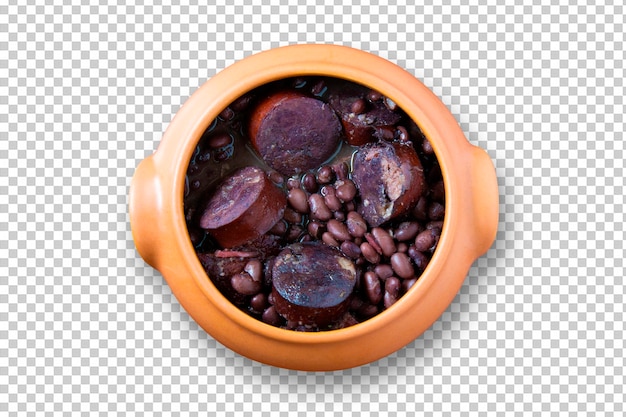 PSD feijoada traditional brazilian food png transparent background