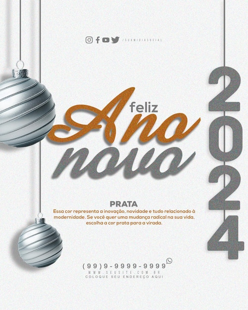 FELIZ ANO NOVO-template