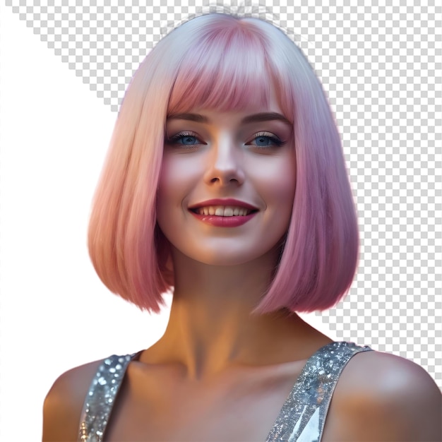 PSD female model face