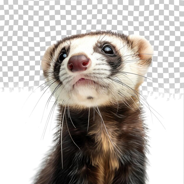 PSD a ferret is shown with a picture of a ferret