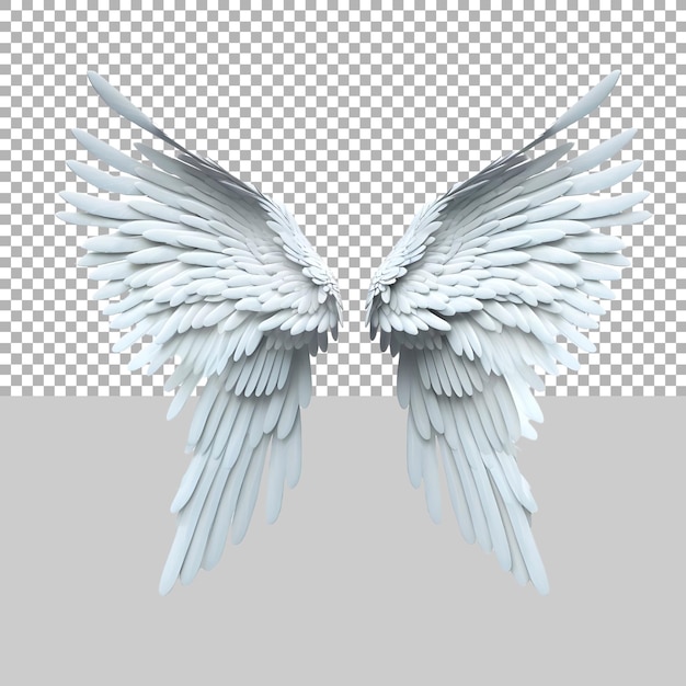 PSD Белые крылья парома на прозрачном фоне