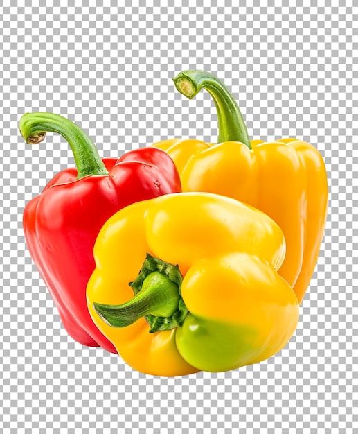 Fersk pepper isolert på transparent bakgrunn