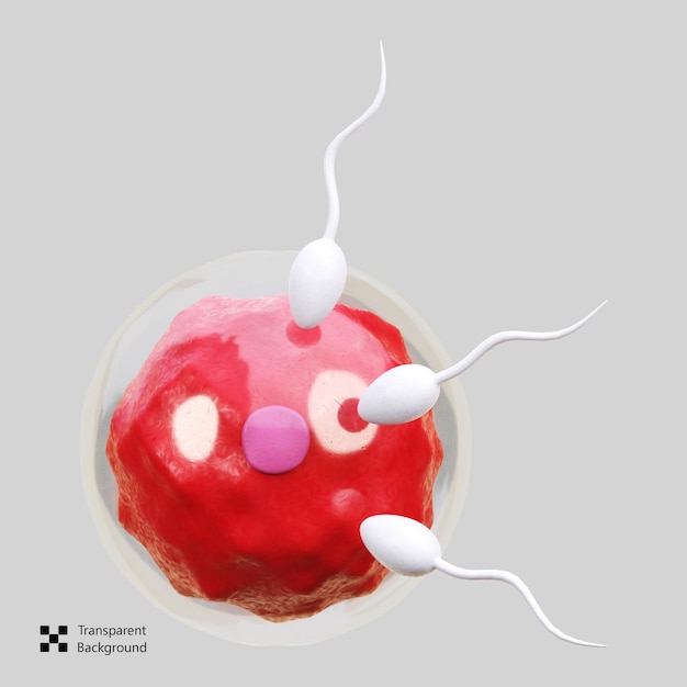fertilization 3d icon