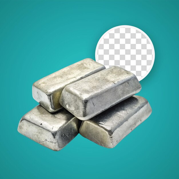 PSD fes2 pyrite isolated on transparent background