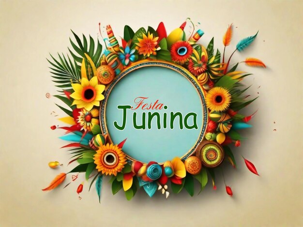 Festa junina illustration traditional brazil june festival party