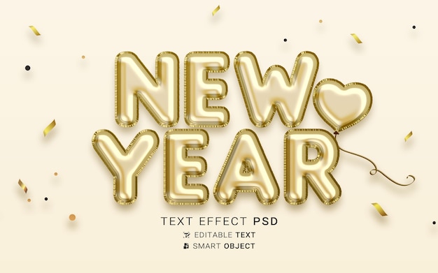 PSD festive christmas text effect
