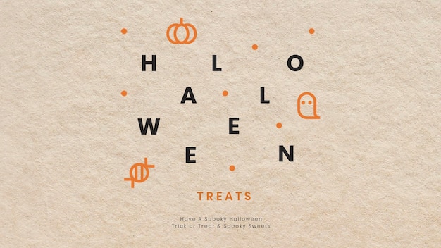 PSD festive halloween banner template psd