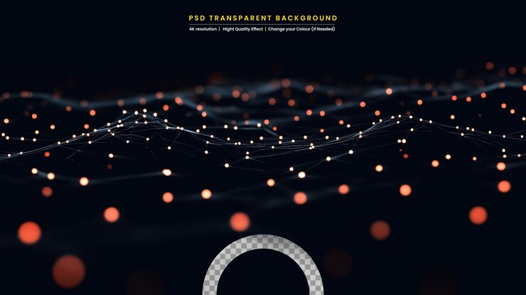 PSD festive light background with bokeh and stars christmas and new year holiday background