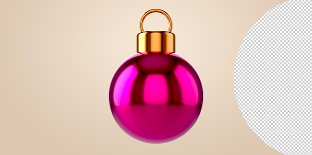 Festive season balls baubles bombs bulbs decoration transparent png. isolated glass ball. 3d