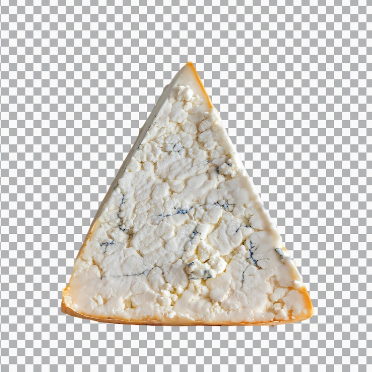 PSD a feta cheese isolated on transparent background