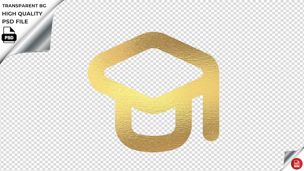 PSD fibsarrowsquareright gold texture vector icon psd transparent