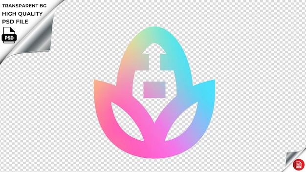PSD fibscorn vector icon rainbow kleurrijke psd transparent