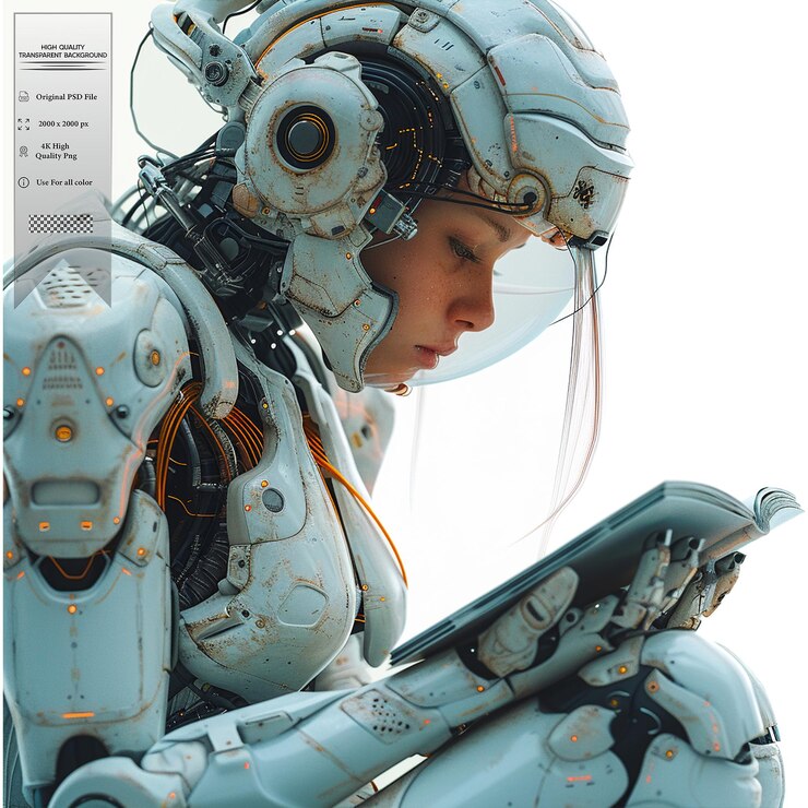PSD a field of ai that gives machines the ability to read and understand text on transparent background