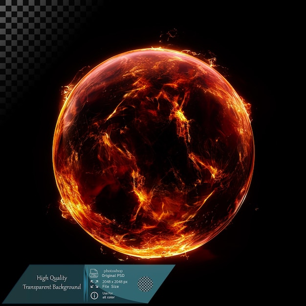 fiery plasma sphere