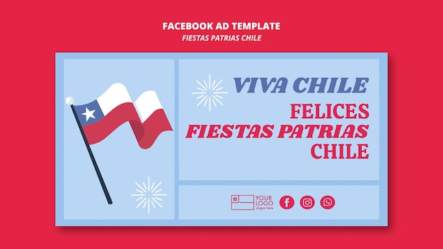 Modello facebook Fiestas patrias cile