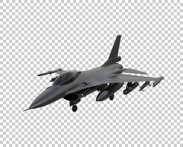 PSD fighter jet isolated on background 3d rendering illustration