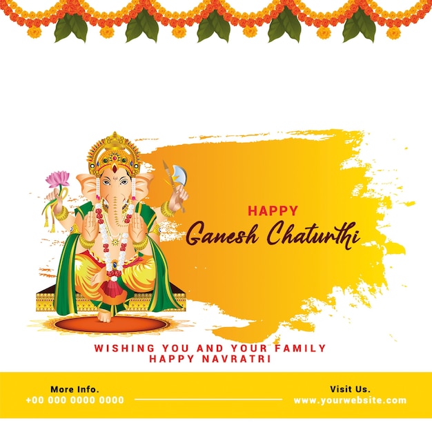 Fijne ganesh chaturthi post op sociale media