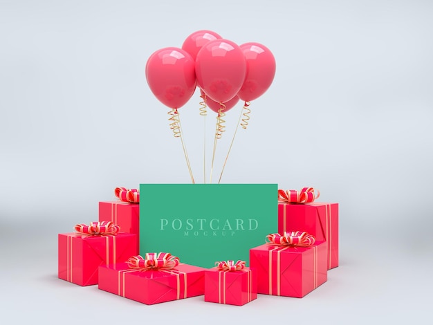 PSD fijne valentijnsdag be my valentine decorations mockup