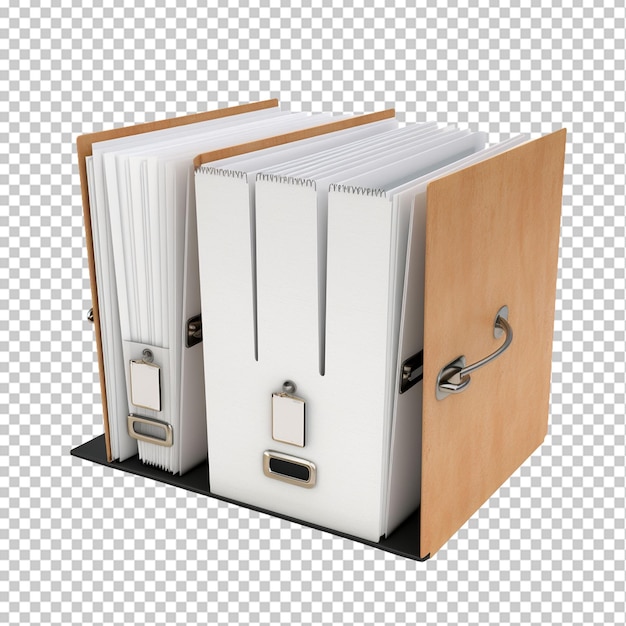 PSD file holder and document storage binder png