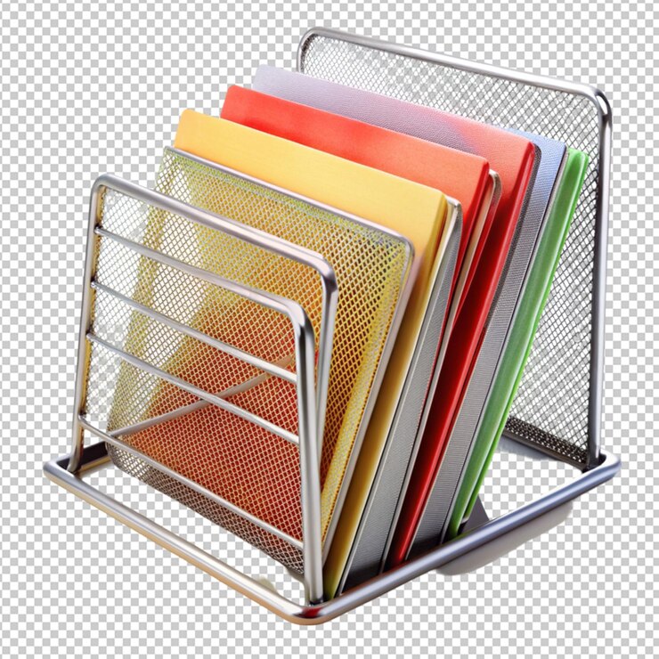 PSD file holder on transparent background