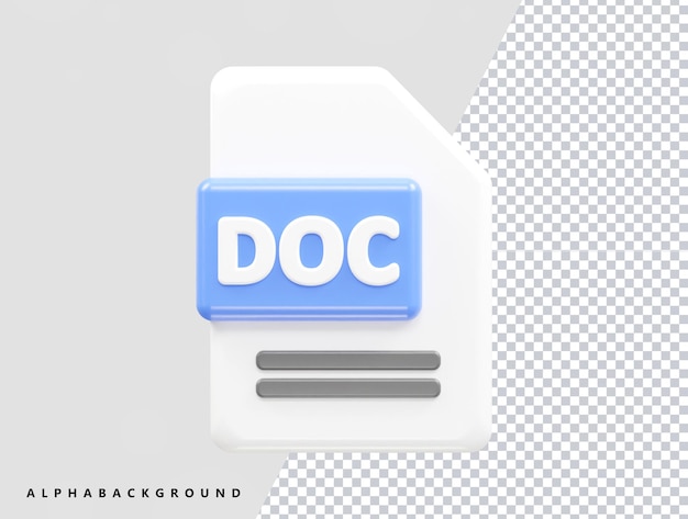 PSD a file with a blue button that says doc.