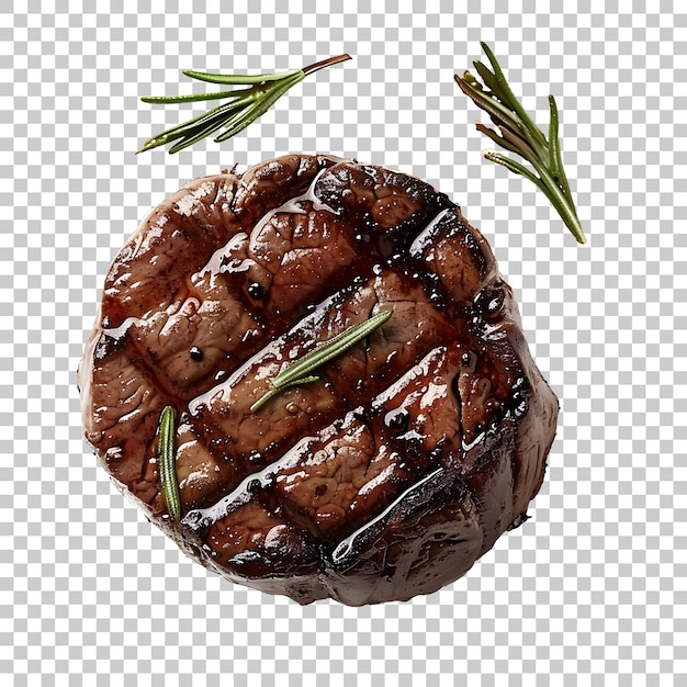 PSD filet mignon png z przezroczystym tłem