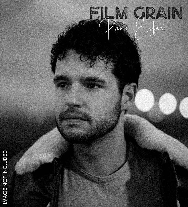 Film grain photo effect