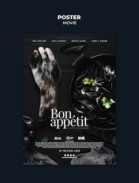 Film poster sjabloon ontwerp