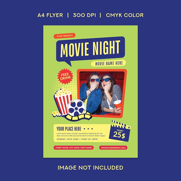 Filmavond flyer