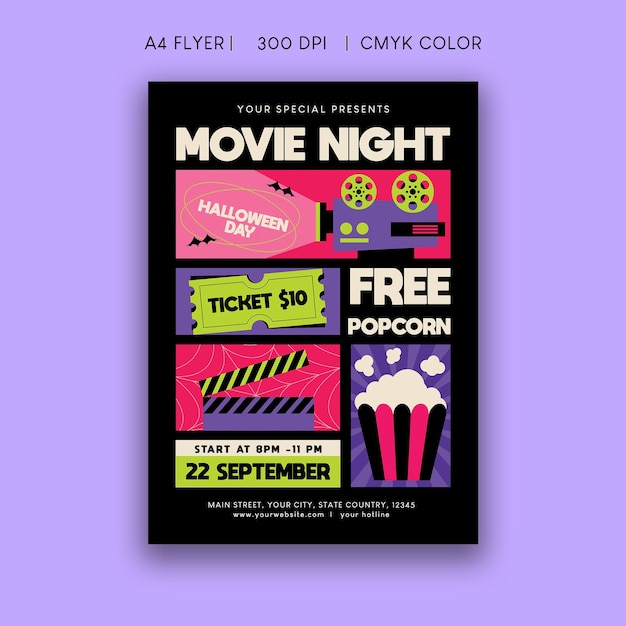 Filmavond Flyer