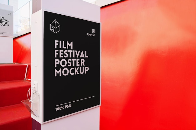 Filmfestival poster mock-up