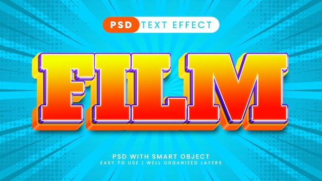 Filmtekststijleffect