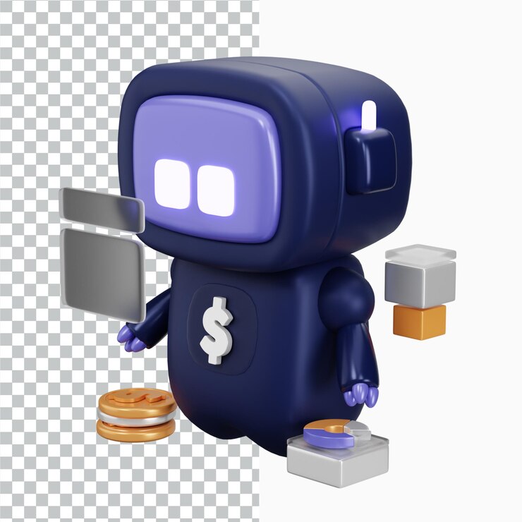 PSD finance 3d icon set design illustration