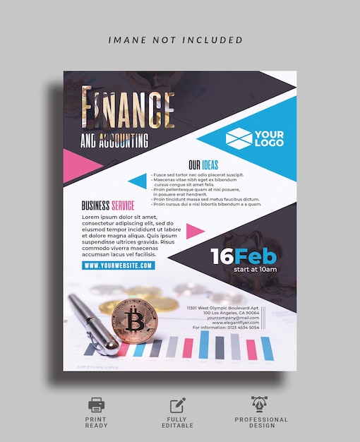 Finance and Accounting Event Flyer
