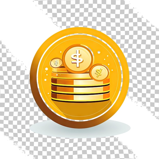 PSD finance business money dollar icon isolated sign symbol vector illustration vector isolated on