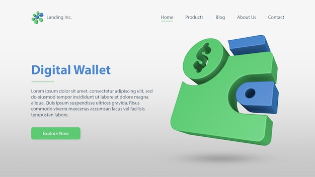 PSD finance landing page