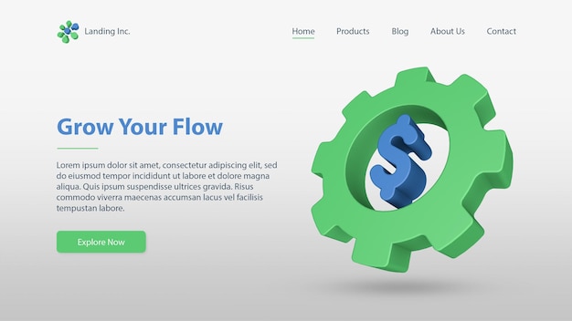 PSD finance landing page