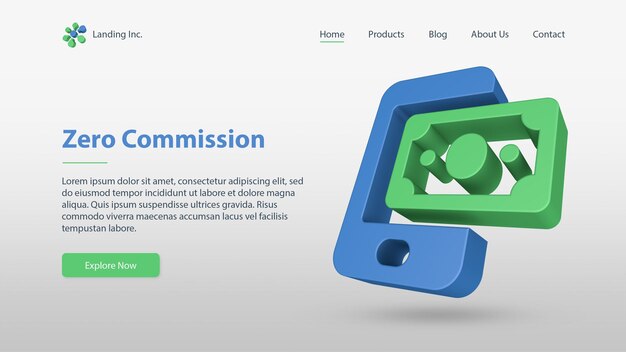 PSD finance landing page