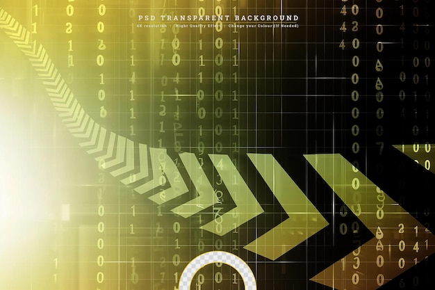 PSD financial investment graph on transparent background