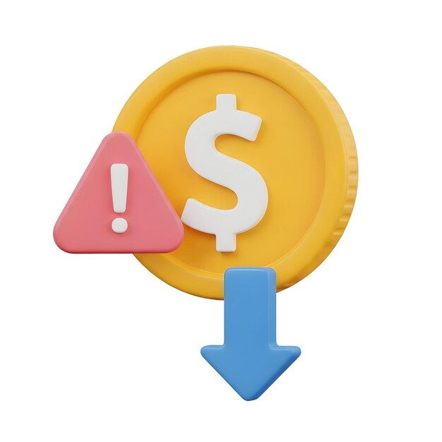Financial warning Currency value decrease