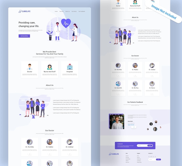 PSD finding doctor web landing page