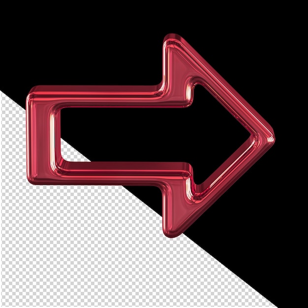 Fine solored arrow