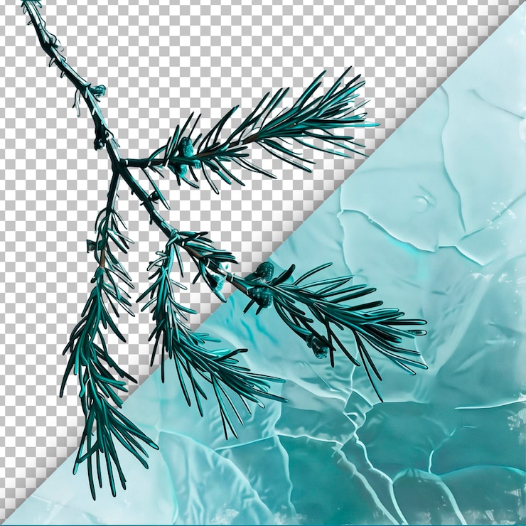 PSD 透明背景上的火枝