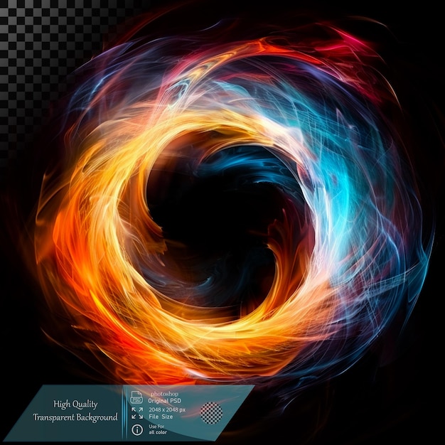 Fire and Ice Swirl