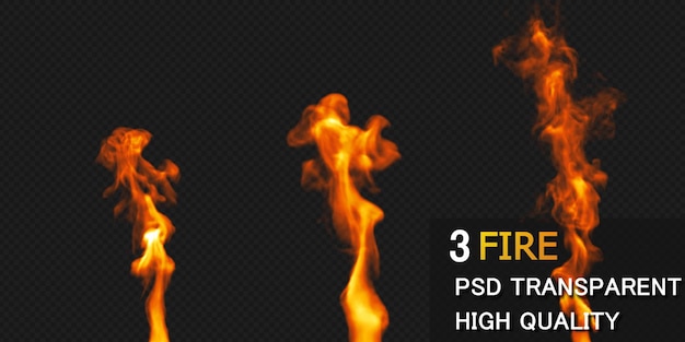 PSD fire design on  background