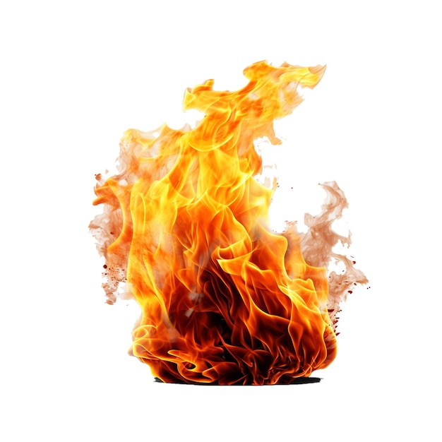 PSD fire flam vector